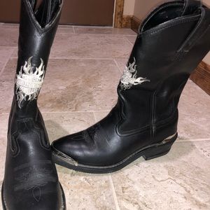Harley Davidson leather boots